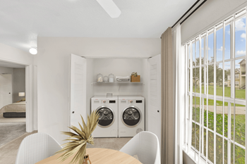 Washer and dryer connections